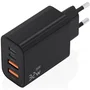 Aisens Cargador GaN 32W con 2xUSB-C y 2xUSB-A Negro
